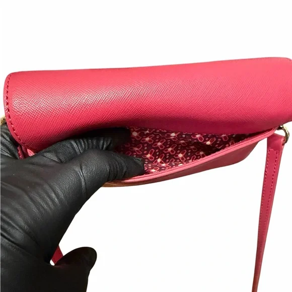 Tory Burch Red Turnlock Crossbody Bag (A768) - Picture 8 of 13